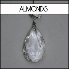 Chandelier crystals almonds