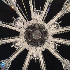crystal chandelier from underneath