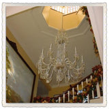Crystal Chandelier in large stairwell