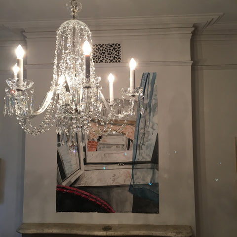Gem crystal chandelier