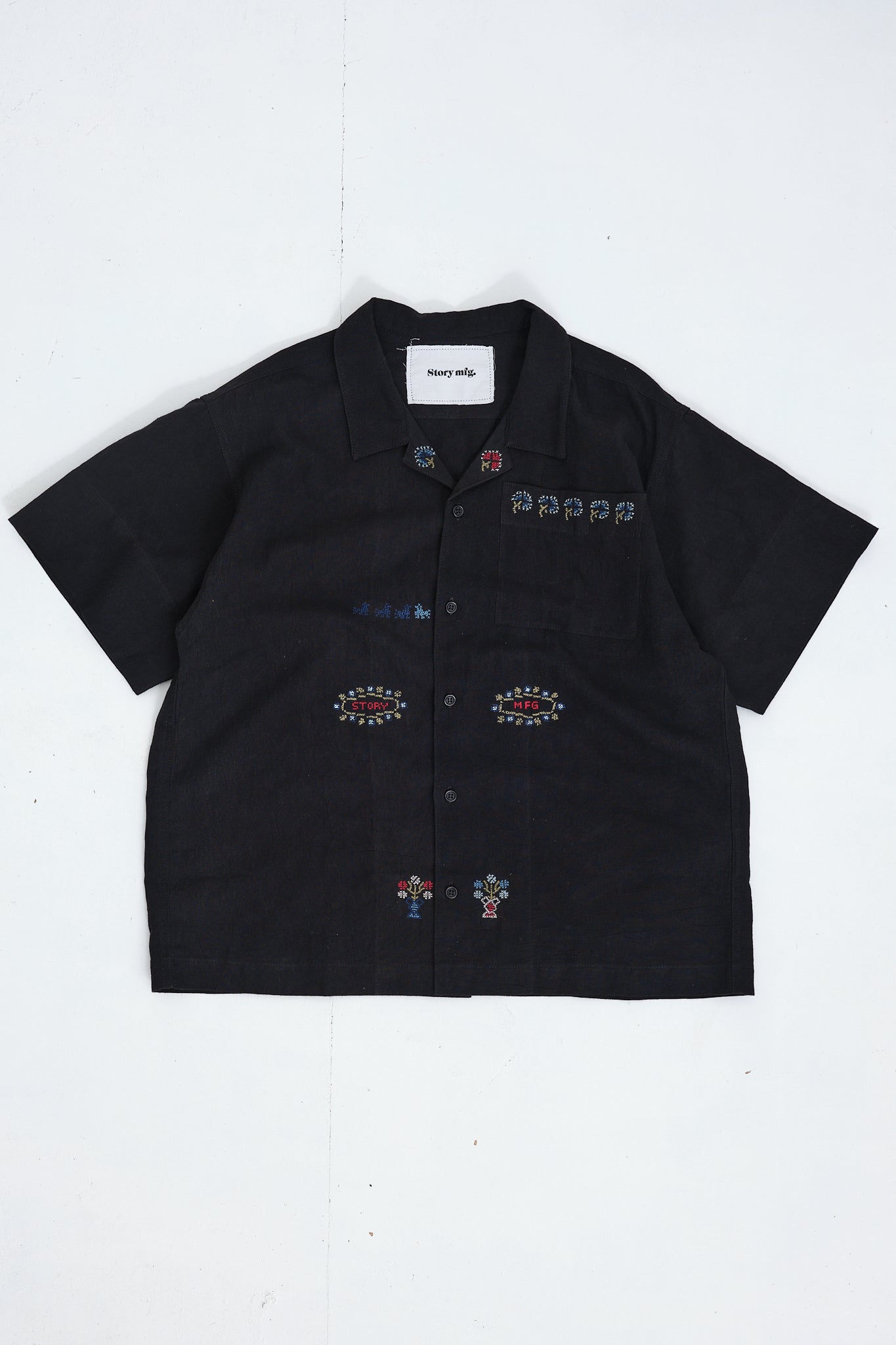 Greetings Shirt - Sampler Black