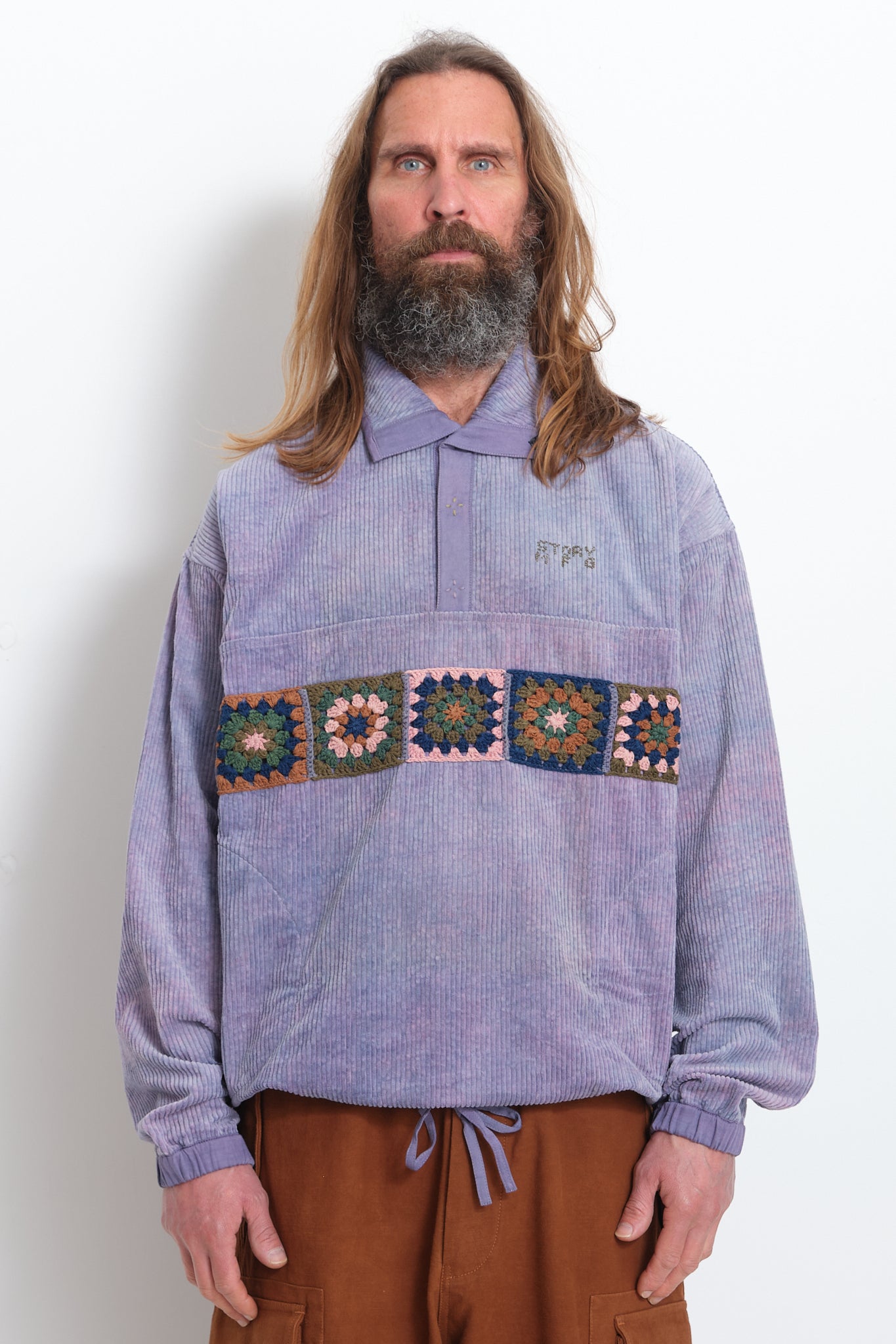 Polite Pullover - Purple Corduroy