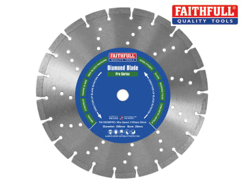 Faithfull Professional Diamond Blade 300 x 20mm - FAIDB300PRO