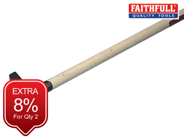 Earth Rammer With Wooden Shaft 4 5kg 10lb Faier10w