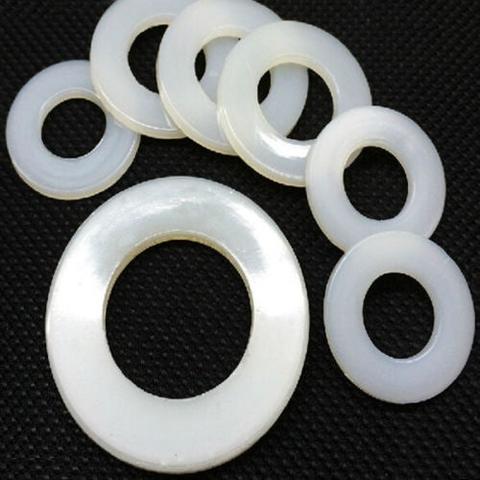 M14 Form A Nylon 66 Washers White, DIN 125-1A