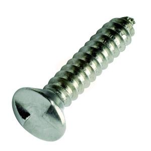 No. 6 Security Self-Tappers - Clutch Head Countersunk Stainless Steel A2 (304)