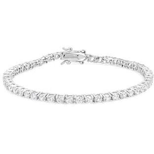 Round Cubic Zirconia Classic Tennis Bracelet - Charmed Costumes