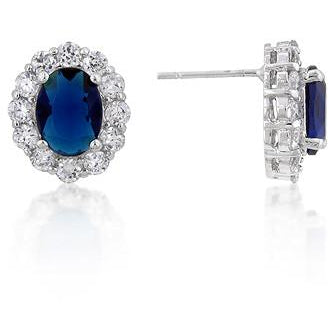 Royal Wedding Sapphire Earrings - Charmed Costumes