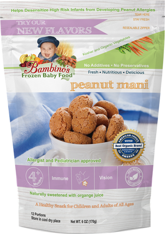 Peanut Mani Cookie - Bambino's Frozen Baby Food