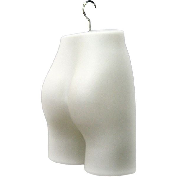 Details about   MN-121 3 pcs WHITE Plastic Butt Hip Hanging Form with Metal Swivel Hook 