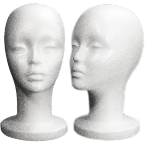 Elegant Female Mannequin Head Stand