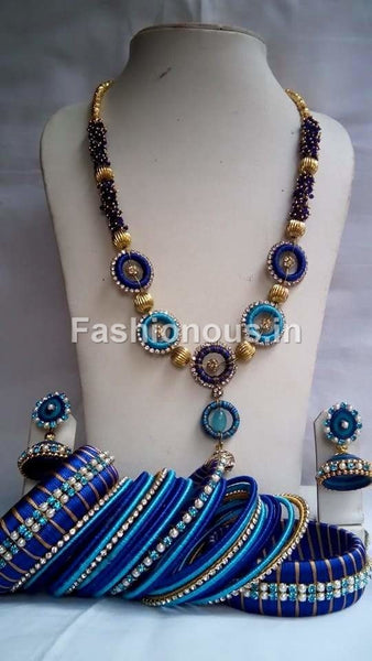 dark blue jewellery