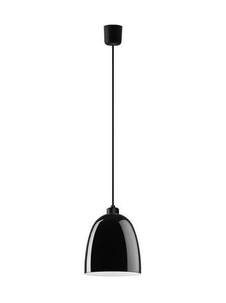 Awa Elementary 1 S Single Pendant Lamp Black Glossy Black Black