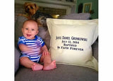 Forever Pillows Baptism Gift custom Pillows