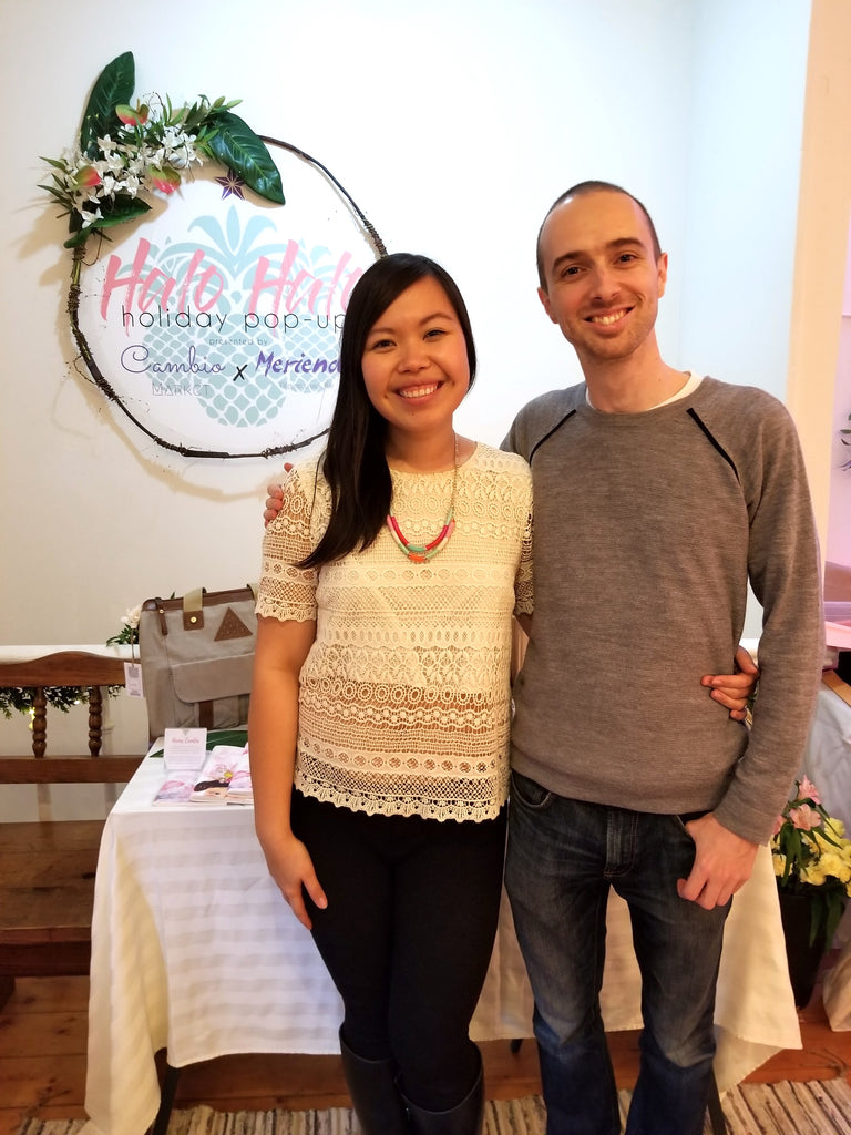 Jerome & Gelaine at Halo Halo Holiday Popup
