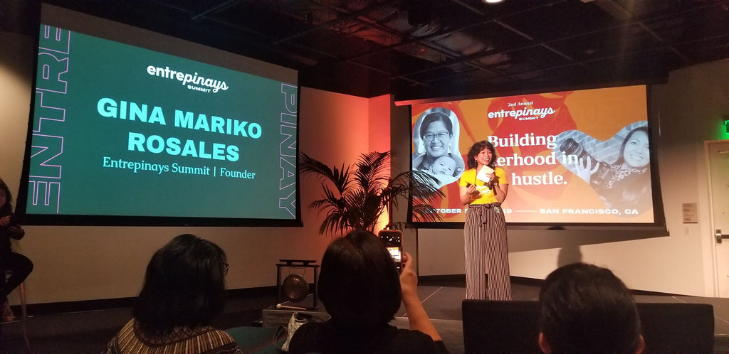 Gina Mariko Rosales of Make It Mariko at the Pinayista Summit 2019 in San Francisco at Bespoke SF, an annual gathering of Filipina entrepreneurs to build sisterhood in the hustle.