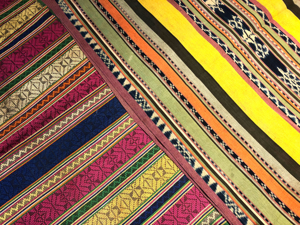 Bungasama weave from Yakan people and Malong that uses the Ikat technique
