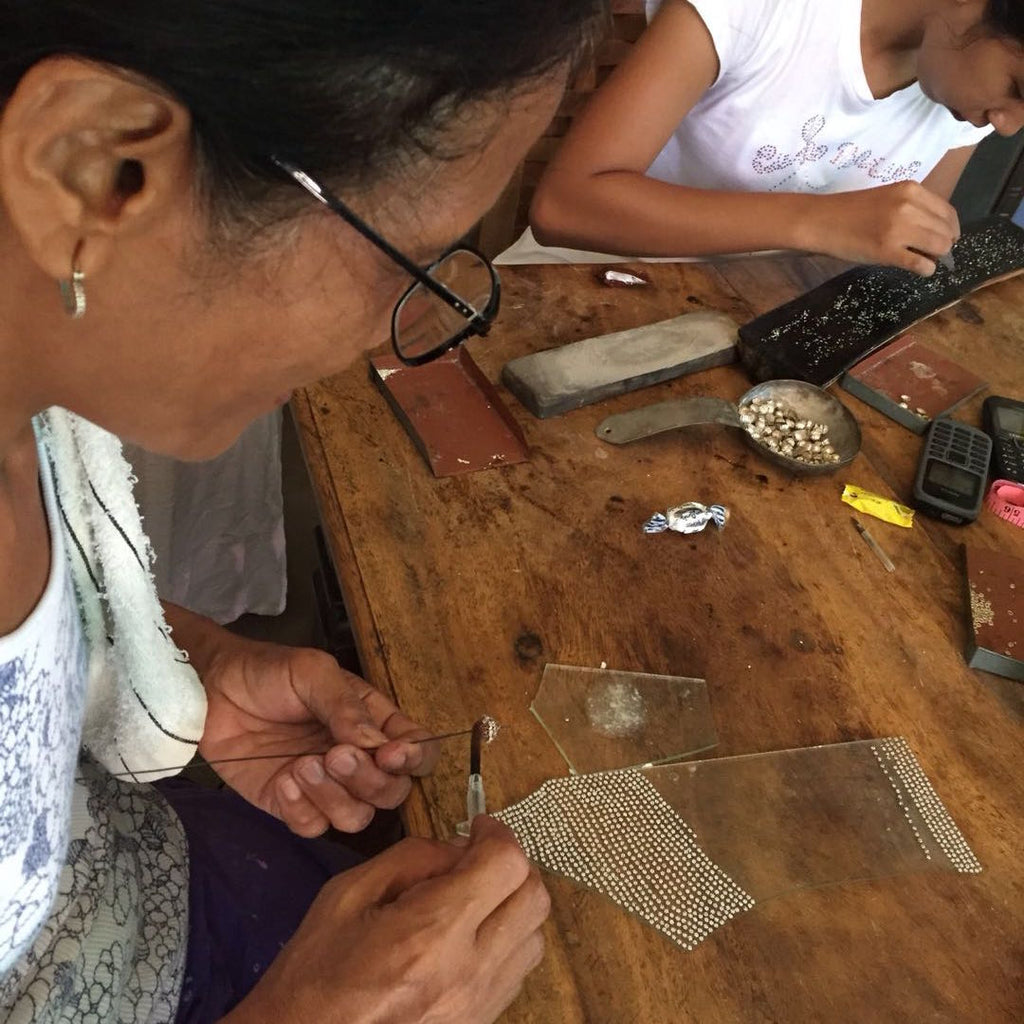 Filipino Amami Artisan Working