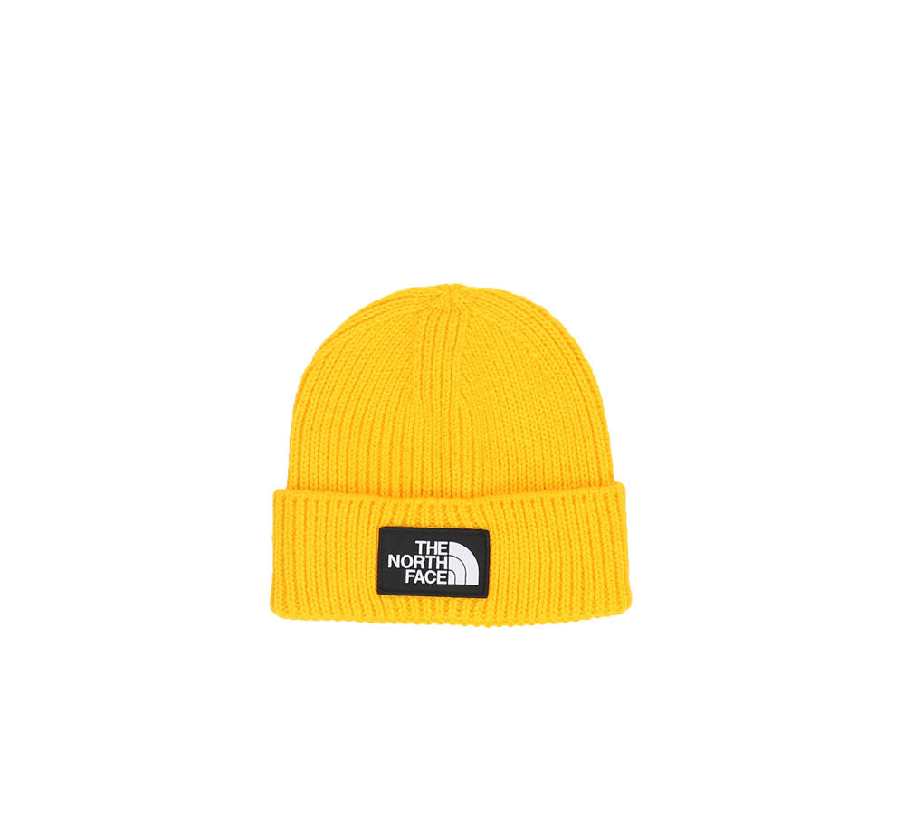 orange north face beanie