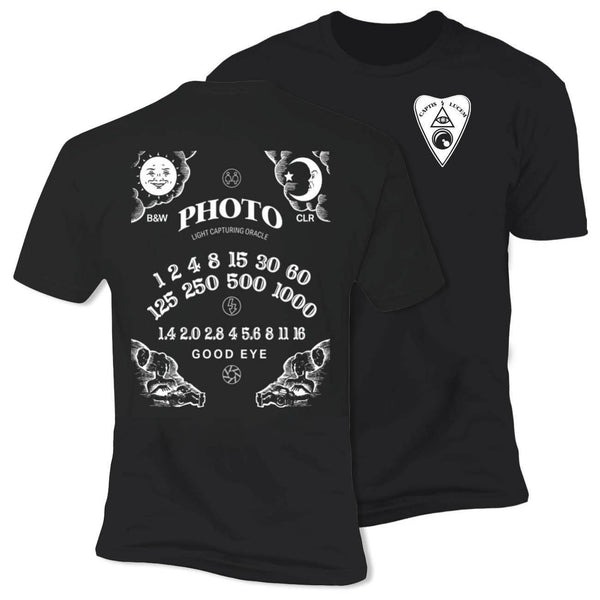 shootfilmco ouija board shirt