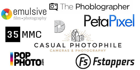 some media outlets that have reviewed PhotoMemo film photography notebook