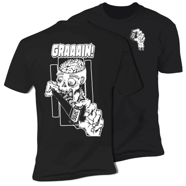 shootfilmco zombie wants grain shirt