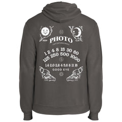 Light Capturing Oracle Ouija Board Photography Core Fleece Pullover Hoodie
