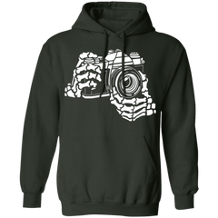 Skeleton Hands 35mm SLR Film Camera Pullover Hoodie Sweatshirt