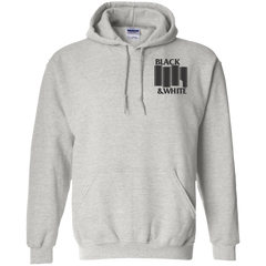 Black & White Film Pocket Logo Pullover Hoodie