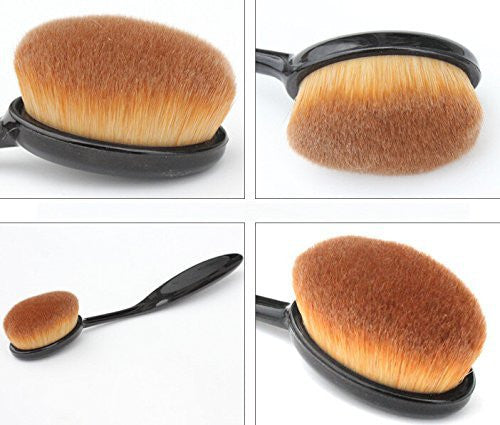 Toothbrush Shape Professional Makeup Brushes Face Liquid Foundation Blending Powder Contour Blush Brush Fashion Kabuki Brushes