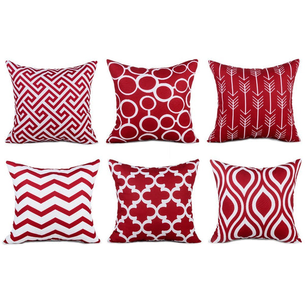 wine colored throw pillows