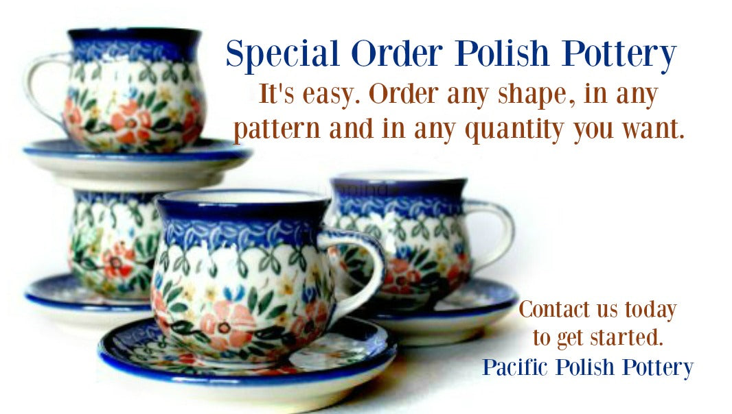 polish pottery special ordering