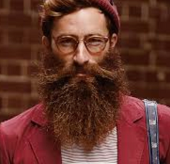 hipster beard look