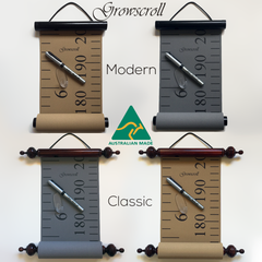 Aussie Made Wooden Canvas Growth Charts