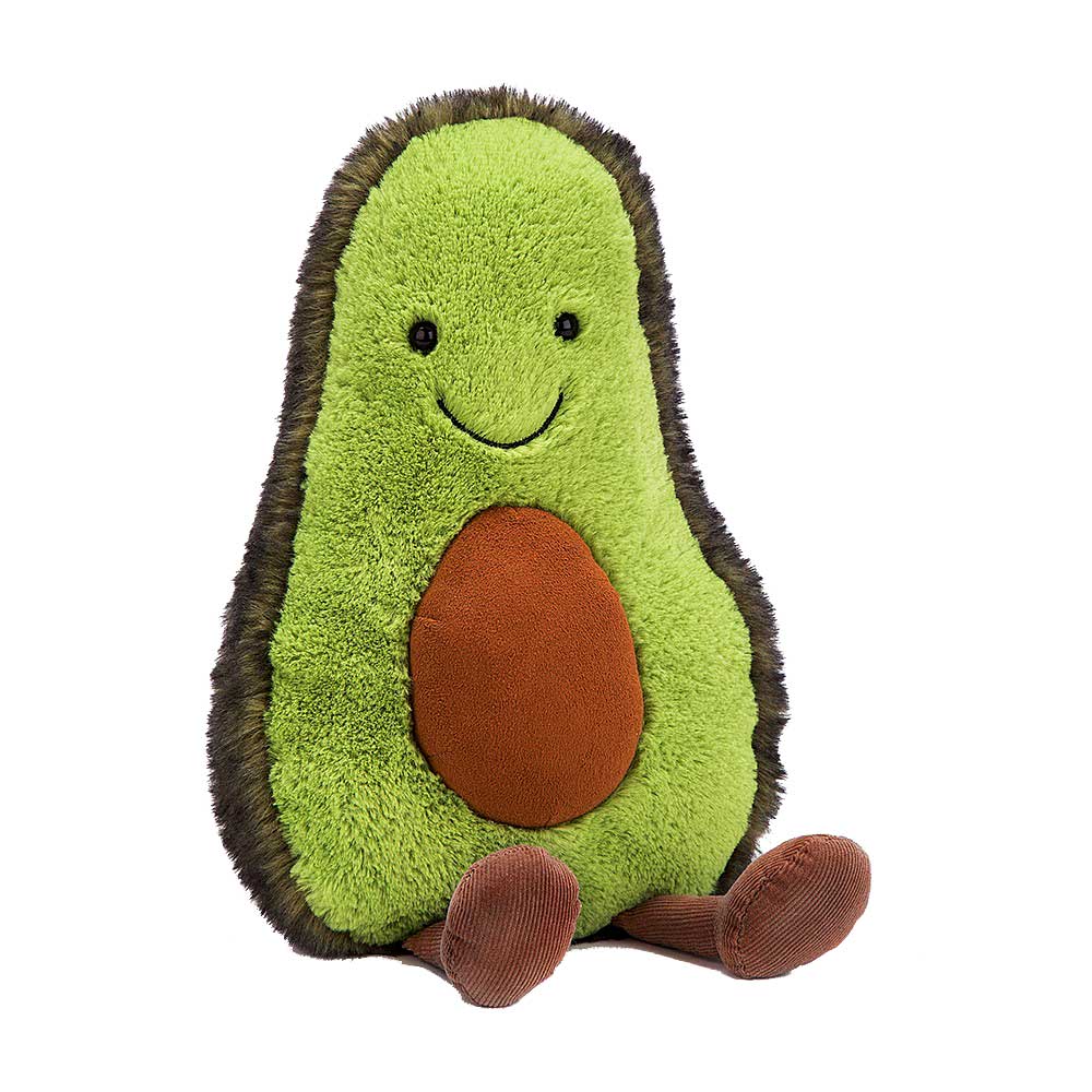 fluffy avocado plush