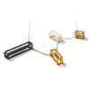 108.25 A - Rectangle S - black silver - Felix Doll Jewelry