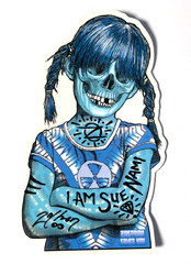 70+ Stickers, a Defaced Sue Nami and a Ptch.. Just because.