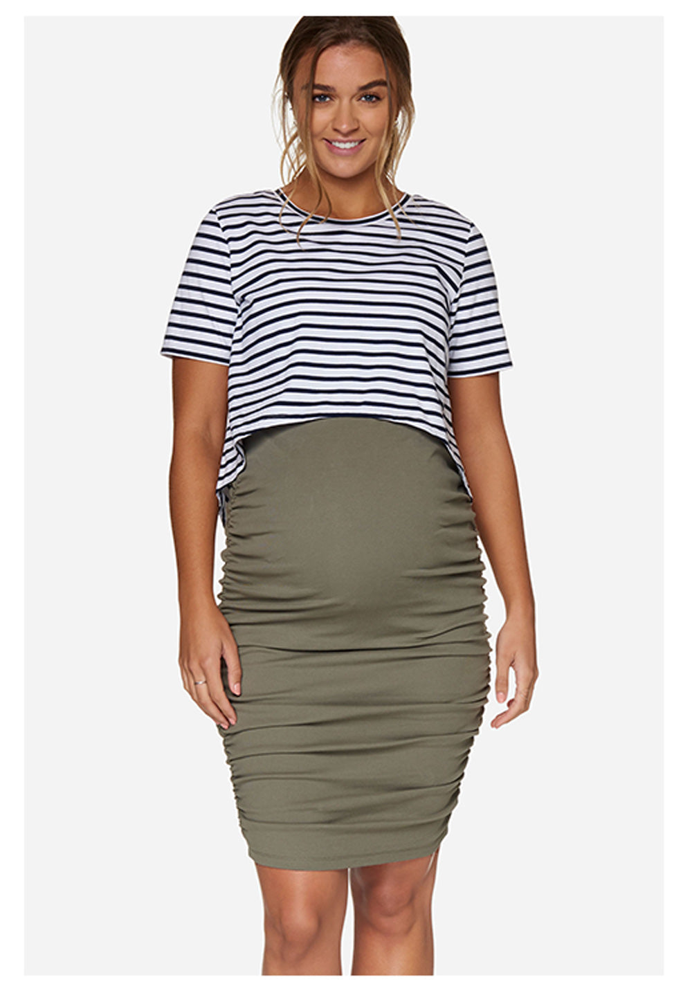 Maternity bodycon skirt