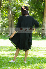 No.002 - Size XS-7X ,30+Colors, Long Sleeve Casual Gypsy Dress Plus Size Clothing