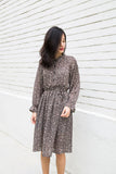 Eliz Leaf Print Dress