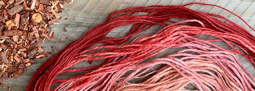 Linen dyed with madder