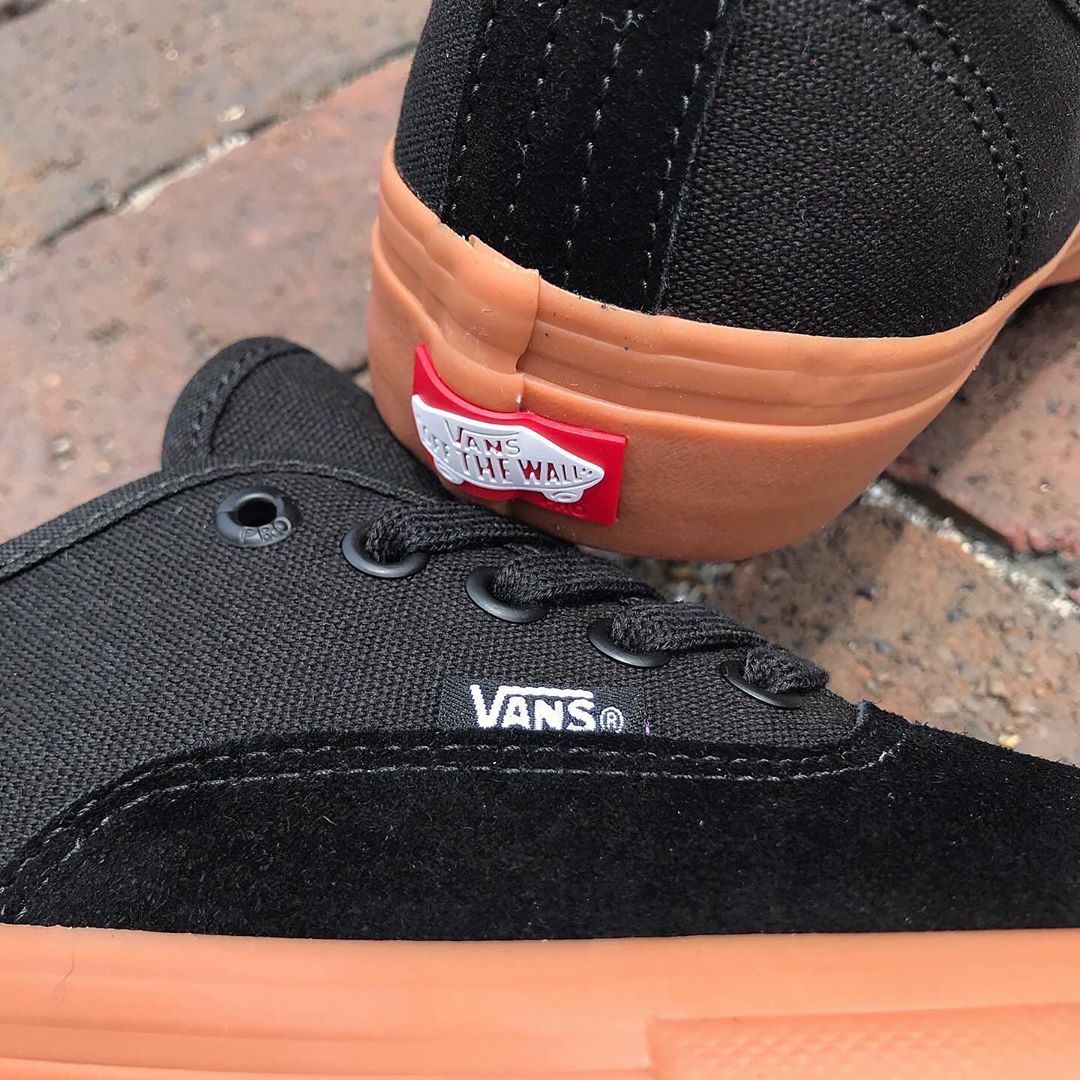 vans authentic pro shoes black classic gum