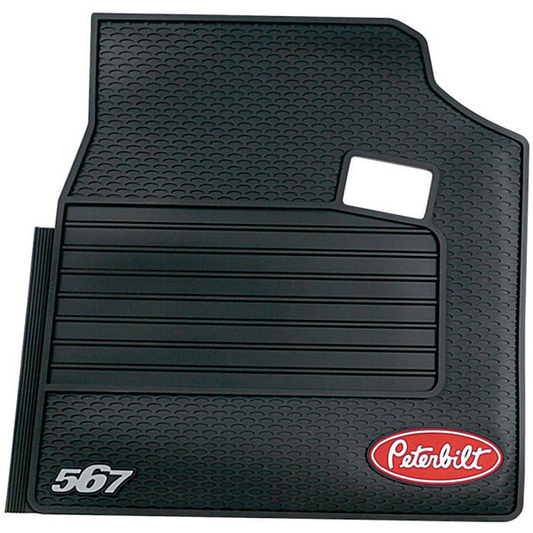 Pbl0g0567 Peterbilt Set Of Rubber Floor Mats For Truck Model 567