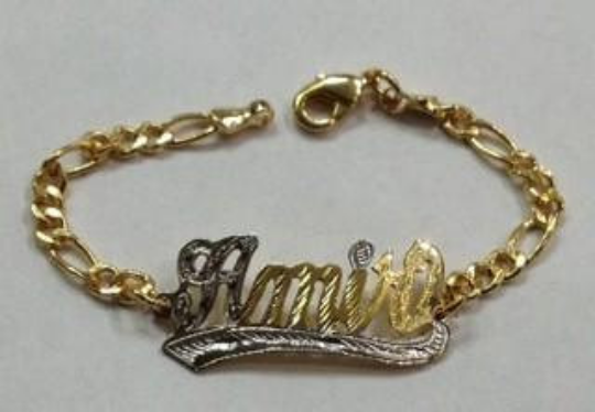 baby girl gold bracelets with name