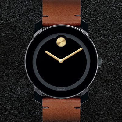 leather movado watch bands