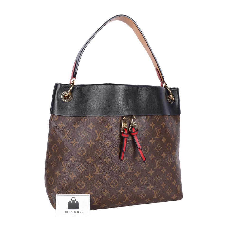 Louis Vuitton Tuileries Hobo Monogram Canvas with Leather With Receipt