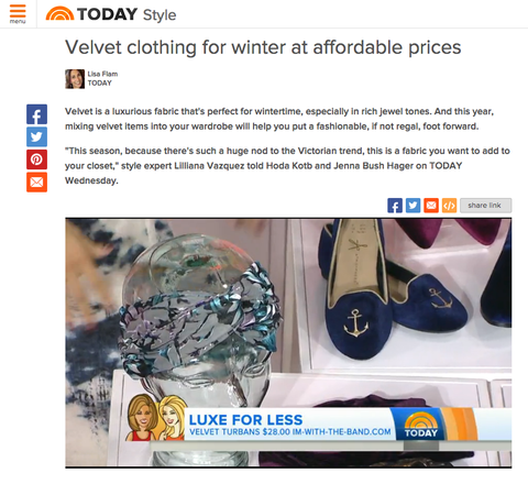 The Today Show - 'Luxe For Less' with Lilliana Vazquez