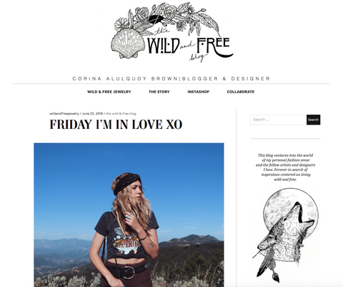 Wild And Free Jewelry Blog Feature