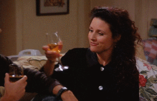 Elaine from Seinfeld Cheers