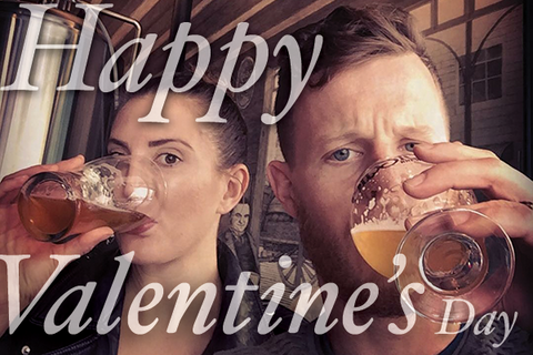 Happy Valentine's day with a lot of beers and Trinken